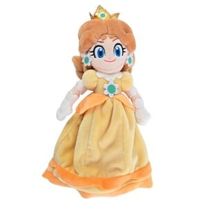 Sanei Nintendo 2017 Super Mario All Star‎ Daisy Princess Toy Plush Doll 11"